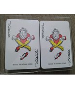 Whitman Double Set Cards NEW Playing Cards Hong Kong Joker Vintage Plast... - $27.13 CAD