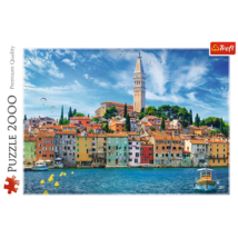 2000 piece Jigsaw Puzzles - Rovinj, Croatia, Adriatic sea, Seaside view, Adult P - $27.99