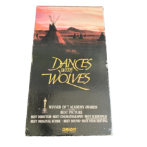 Dances with Wolves VHS 1990 Kevin Costner Movie Video Cassette Tape - £6.67 GBP