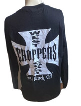 Jesse Who? West Coast Choppers Iron Cross Cotton Lng Sleeves Black Men T-Shirt L - £37.38 GBP