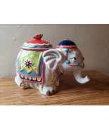 Neiman Marcus YuYu Creative Home Ceramic Indian Elephant Cookie Treat Jar  - £79.03 GBP