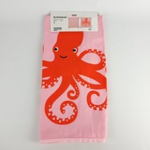 Ikea BLÅVINGAD Cushion Cover Octopus Pink Orange 20x20&quot; New Blavingad Kids - $18.80