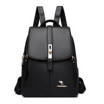 Brand Leather Backpacks Women Shoulder Bag Designer Large Capacity School Bag Mo - £34.70 GBP