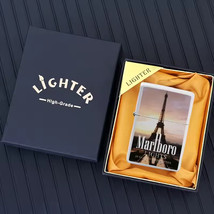 Marlboro Painted Flint Lighters Special Edition with Gift Box - $26.00