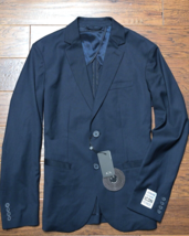 Armani Exchange A|X Icon Period $220 Men&#39;s Navy Stretch Sport Coat Blaze... - $76.98