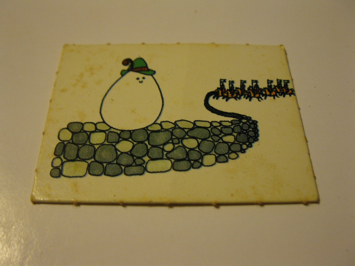 Primary image for 1971 Mother Goose Board Game Piece: Game card #6