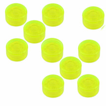 10PCS Fluorescent Green TOPPERS Plastic Protection Cap for Guitar Effect PedalS - £7.80 GBP