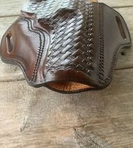 Fits Smith&Wesson Mod. 686 4”BBL 2-Slot Leather Belt Holster With Open Top. image 4