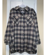 Vintage DKNY Jeans Wool Blend Oversized Shacket Womens S Runs Large - $59.95