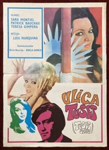 Tuset Street Vintage Movie Poster 1968 Sara Montiel Jorge Grau Musical - £51.70 GBP