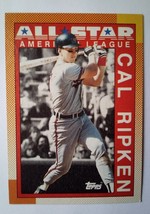 1990 Topps Cal Ripken Jr All Star Insert # 388  Baltimore Orioles MLB Card - £1.99 GBP