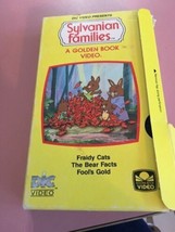 VHS: Golden Buch Sylvanian Families Fraidy Cats-Bear FACTS-FOOL&#39;S Gold - £14.84 GBP