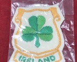NEW Vintage Ireland Clover EMBROIDERED Sew-On Patch - $9.89