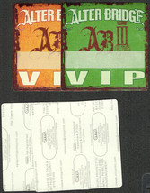 Pair of Alter Bridge OTTO Cloth VIP Passes from the 2010 AB III Tour - £9.08 GBP