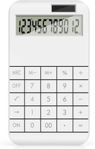 White Tsemy Basic Calculator 12 Digit Desktop Calculator, And Financial ... - $31.93