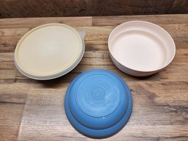 Tupperware Lot Of 3 Cereal / Food Prep / Dessert Bowls #2415A-2, 155-51, 890-32 - £14.40 GBP
