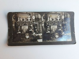 old  antique  Stereoscopic photo Dear Santa Claus Copy 1904 (Canada) - £18.37 GBP