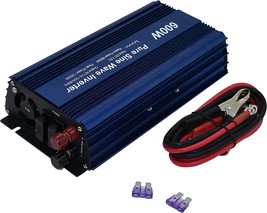The Dc 12V To Ac 120V Pure Sine Wave Power Inverter (600W) Is Ideal For ... - £51.78 GBP