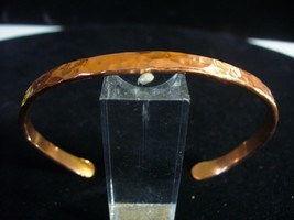 Hammered Copper Wire Cuff Bracelet - $15.00