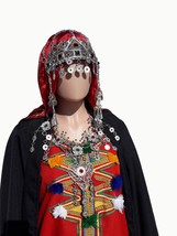 Fascinating Moroccan Berber Dress Set With Jewelry, African Clothing, Tr... - £143.45 GBP