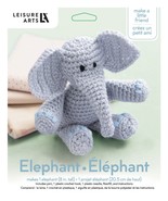 Leisure Arts Friend Elephant Crochet Pudgies Kit 57171 - $350.28 MXN