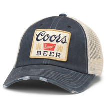 Coors Banquet Beer Patch Distressed Adjustable Hat Multi-Color - $31.98