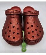 Crocs Classic Glitter Clog Men Red Color Size US 11 New - €51,55 EUR