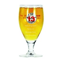 Personalised Hop House 13 Half Pint Glass Engraved with Message Irish Lager Beer - £12.49 GBP