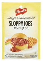 10 x French&#39;s Sloppy Joes Seasoning Mix Sauce 43g each pack From Canada - £22.36 GBP
