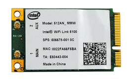 Intel Wifi Link 5100 Wireless Mini PCI-E Card 300Mpbs 802.11a/b/g/n - £7.74 GBP