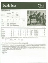 1953 - DARK STAR - Kentucky Derby Race Chart, Pedigree &amp; Career Highlights - £15.69 GBP