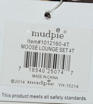 Mudpie Two Piece Lounge Set Size 4 T Moose Print 1012160 image 8