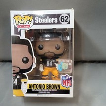 Funko Antonio Brown NFL PITTSBURGH Black and Yellow Steelers Pop #62 - £22.14 GBP