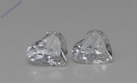 A Pair of Heart Cut Loose Diamonds (0.98 Ct,I Color,VS1-VS2 Clarity) - £1,732.86 GBP