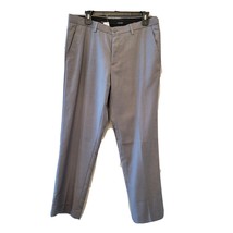 Calvin Klein Mens Size 32x30 Mid Rise Straight Leg Gray Slack Dress Pants - £14.82 GBP