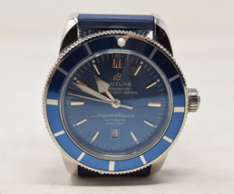 BREITLING Superocean Heritage B20 Automatic 42 Blue Rubber A23870 200M W... - £3,711.60 GBP