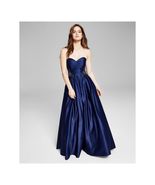 Blondie Nites Womens Juniors Blue  Sweetheart Neck Evening Gown Pockets ... - €46,02 EUR
