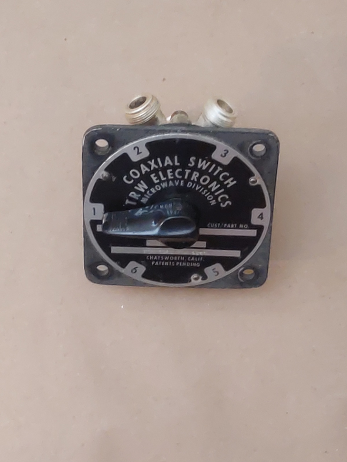 CON2AB TRW COAXIAL SWITCH 6 POS. tubeboxpro o3 - $85.00