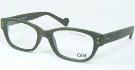 Ogi Innovation 7139 150 Brushed Green Wood Eyeglasses Glasses 51-18-145mm Japan - $96.74