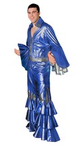 Tabi&#39;s Characters Men&#39;s Disco Shirt Theatrical Quality Costume, Blue, Large - £469.35 GBP