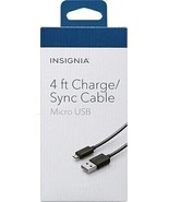 Insignia 4ft Micro USB Charge Sync Fast Cable for Phones Samsung LG Moto... - $12.17 CAD