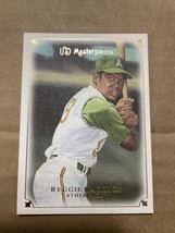 2007 UD Masterpieces #89 Reggie Jackson Oakland A&#39;s Linen - £2.28 GBP