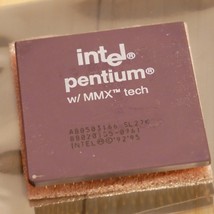 Intel Pentium P166 A80503166 166MHz CPU Processor with MMX - Tested & Working 09 - £18.30 GBP