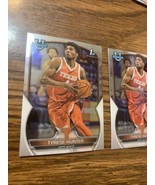 2023 Bowman Chrome U Basketball #15 Tyrese Hunter 1st Base Card X2 Texas - £2.22 GBP