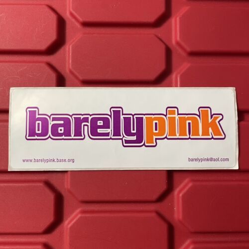 Barely Pink Album Release Promotional Sticker AOL Brand NEW Vintage 2000s - $4.49