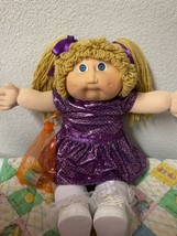 Vintage Cabbage Patch Kid Girl HTF Butterscotch Hair Blue Eyes P Factory HM#2 - £137.71 GBP