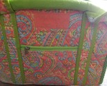 QK Quilted Purse ~ Tote Bag ~ Paisley  Design ~ Lime Green ~ 100% Cotton - $22.44