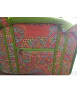 QK Quilted Purse ~ Tote Bag ~ Paisley  Design ~ Lime Green ~ 100% Cotton - $427.24 MXN