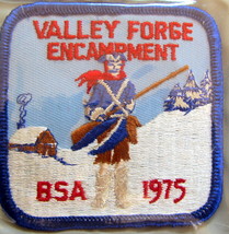 BOY SCOUT Valley Forge Council 1975 Encampment Patch - $7.65