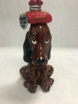 Vintage Decanter glass Drinkin aint for Dogs Enesco 9.5 inch tall container - $38.60